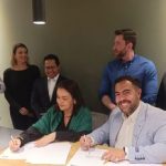 Firma de convenio para trabajar y desarrollar el área de ciencia y tecnología a nivel regional