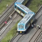 Descarriló el Tren Sarmiento, dejó varios heridos y hay demoras en el servicio