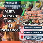 Prevención, alcohol y vapeo: realizarán una jornada para estudiantes por el “Día Mundial Sin Alcohol”