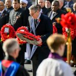 El primer ministro británico y la princesa de Gales encabezaron el Domingo del Recuerdo en Londres