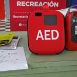 Personal de Cruz Roja capacitó sobre uso de desfibrilador en la Dirección de Deporte  