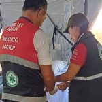 Peregrinación multitudinaria: el sistema de salud trabaja al máximo en Punta Corral