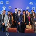 El gobernador Carlos Sadir compartió un encuentro con jóvenes en el Senado de la Nación