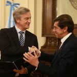 Sadir recibió al embajador de la Unión Europea y al jefe de misión de Emiratos Árabes Unidos